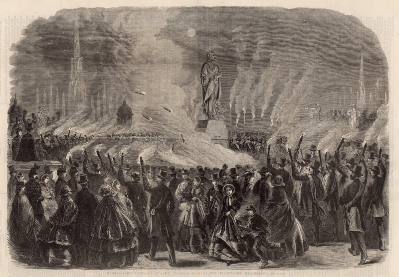 Mendelssohn-festivalen på Crystal Palace; Fakkeltoget av English School
