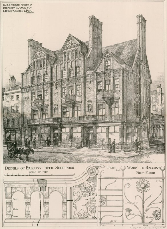 Mrs T Goode & Co., 17, 18 & 19 South Audley Street, London av English School