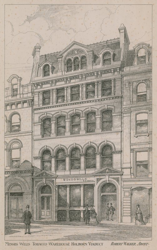 Willis tobakkslager, Holborn-viadukten av English School