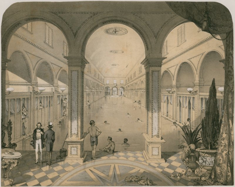 Metropolitan lunken og kalde svømmebad av English School