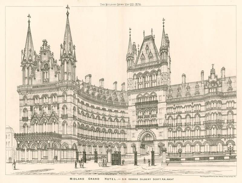 Midland Grand Hotel, Sir George Gilbert Scott, arkitekt av English School