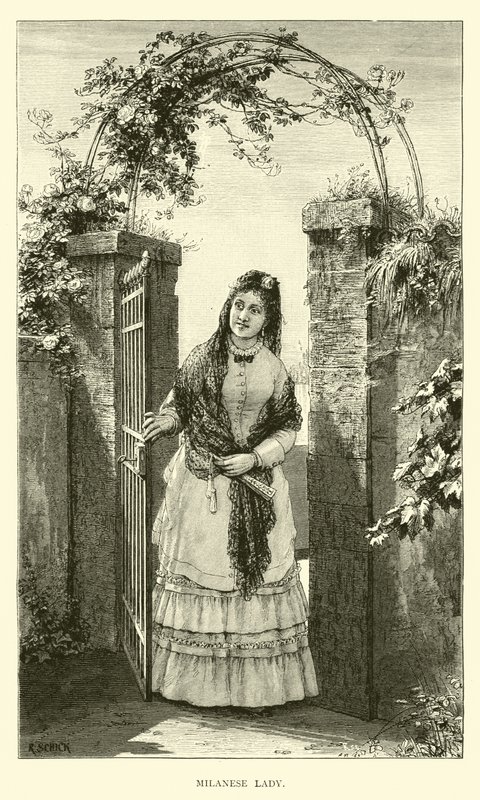 Milanesisk dame av English School