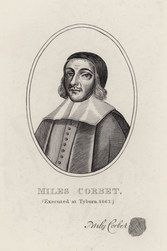 Miles Corbet (gravering) av English School
