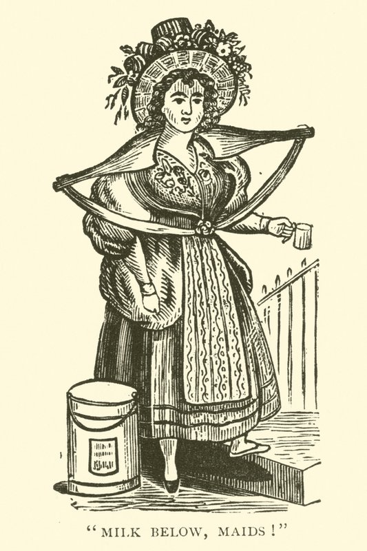 Melkepike av English School