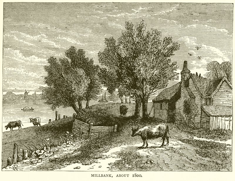 Millbank, rundt 1800 av English School