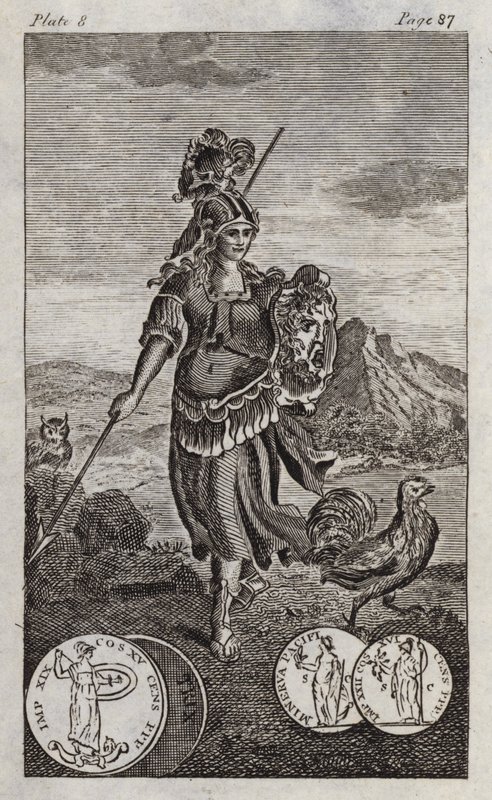 Minerva, eller Pallas (gravering) av English School