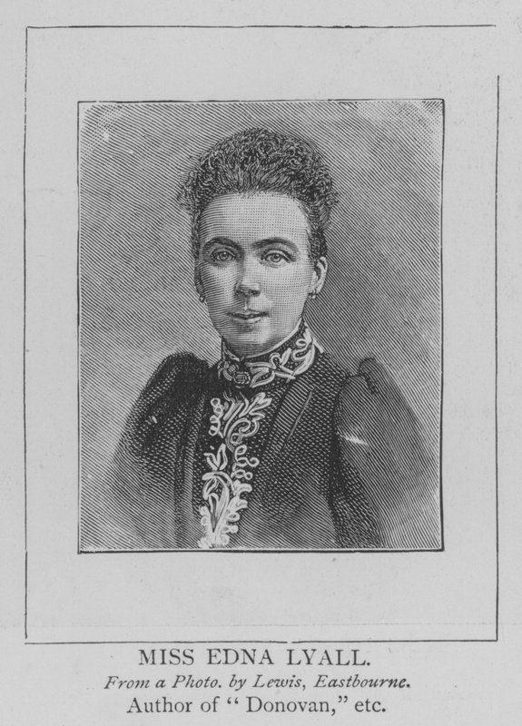 Frøken Edna Lyall (gravering) av English School