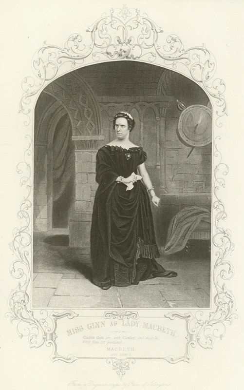 Frøken Glynn som Lady Macbeth av English School