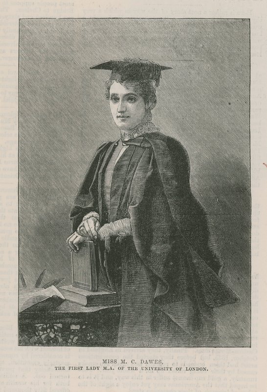 Miss MC Dawes, førstedamen MA ved University of London av English School