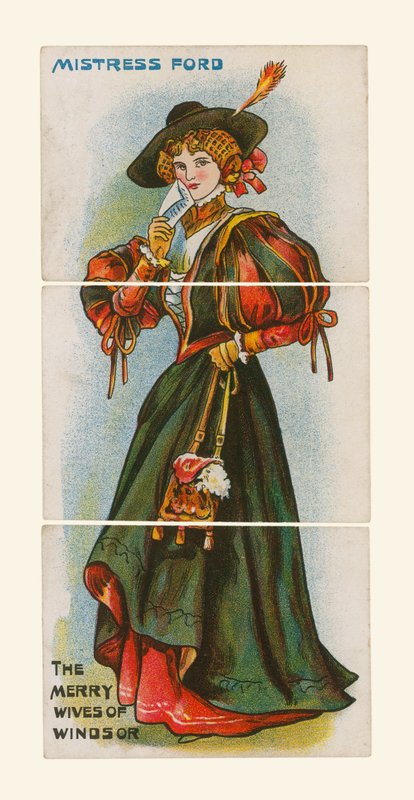 Mistress Ford, The Merry Wives of Windsor av English School