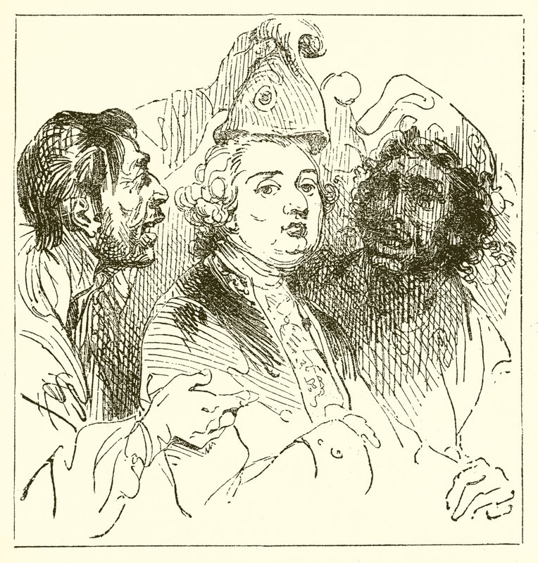 Håner Ludvig XVI av English School