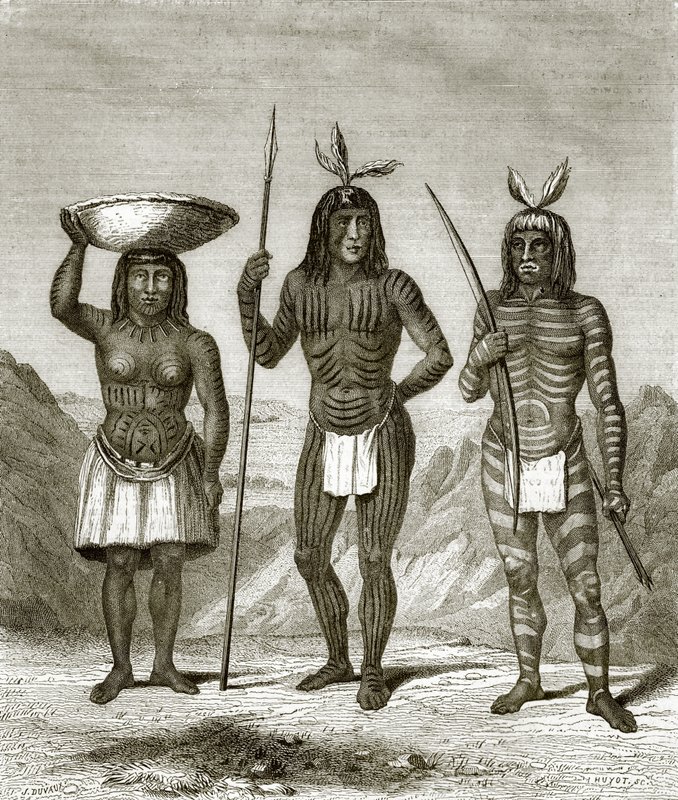 Mohave-indianere av English School
