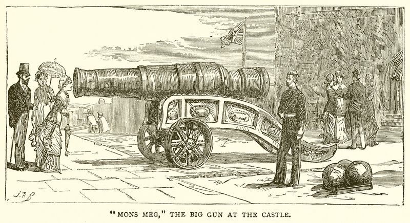 Mons Meg, den store pistolen på slottet av English School