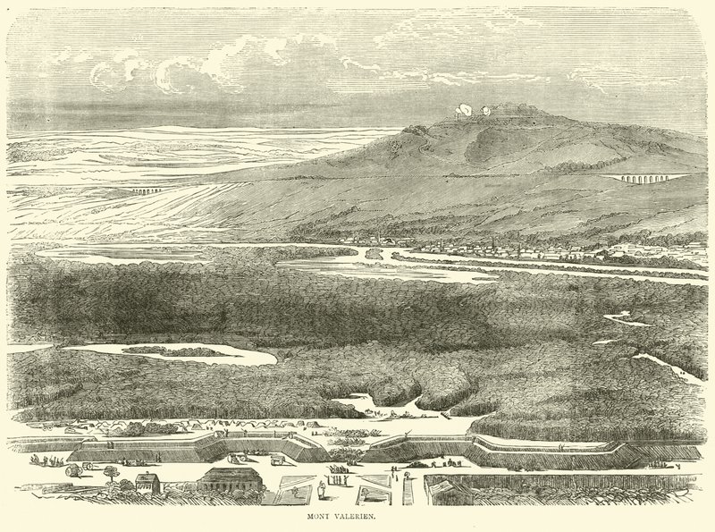 Mont Valerien, september 1870 av English School
