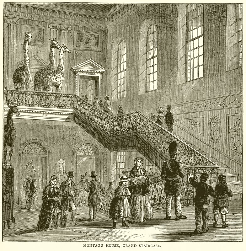 Montagu House, Grand Staircase av English School