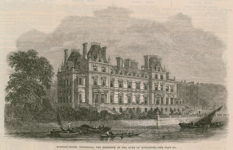 Montagu House i Whitehall av English School