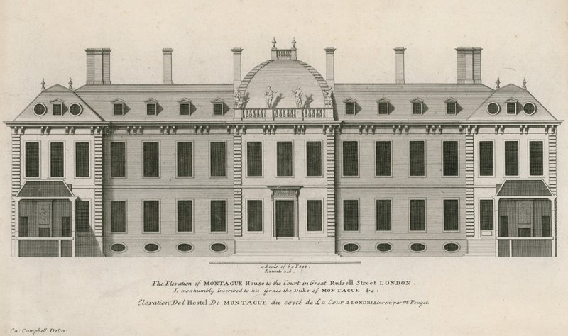 Montague House, Great Russell Street av English School