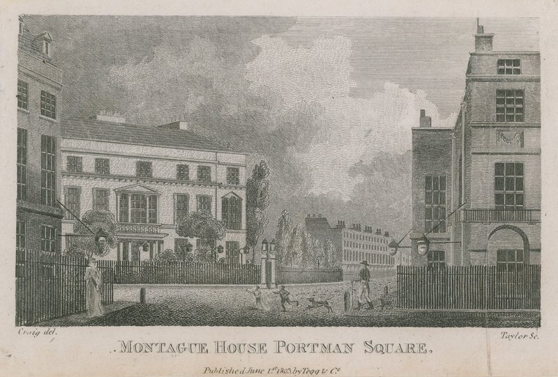Montague House, Portman Square, London av English School