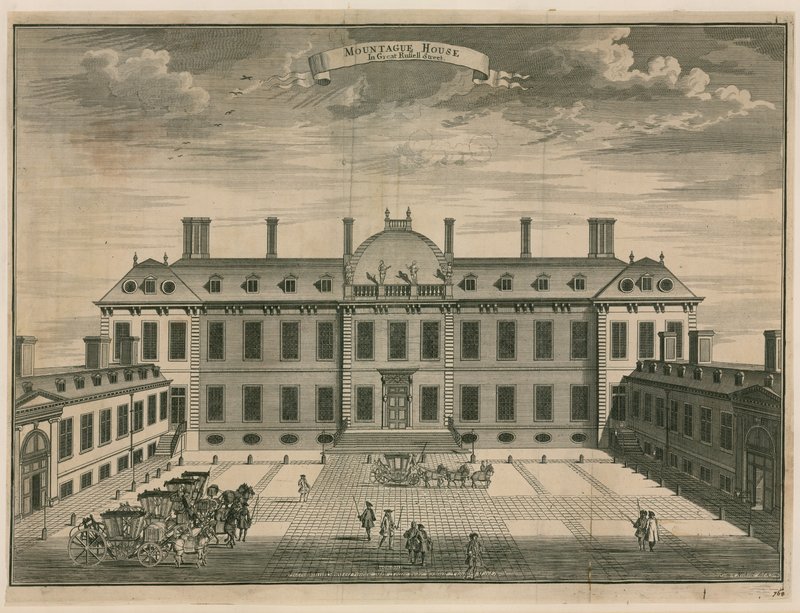 Montague House i Great Russell Street av English School