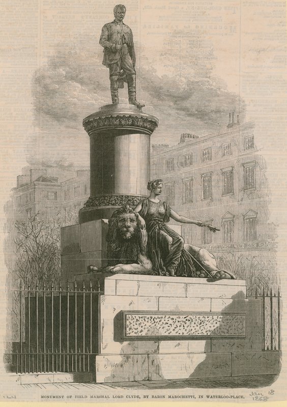 Monument til feltmarskalk Lord Clyde av English School