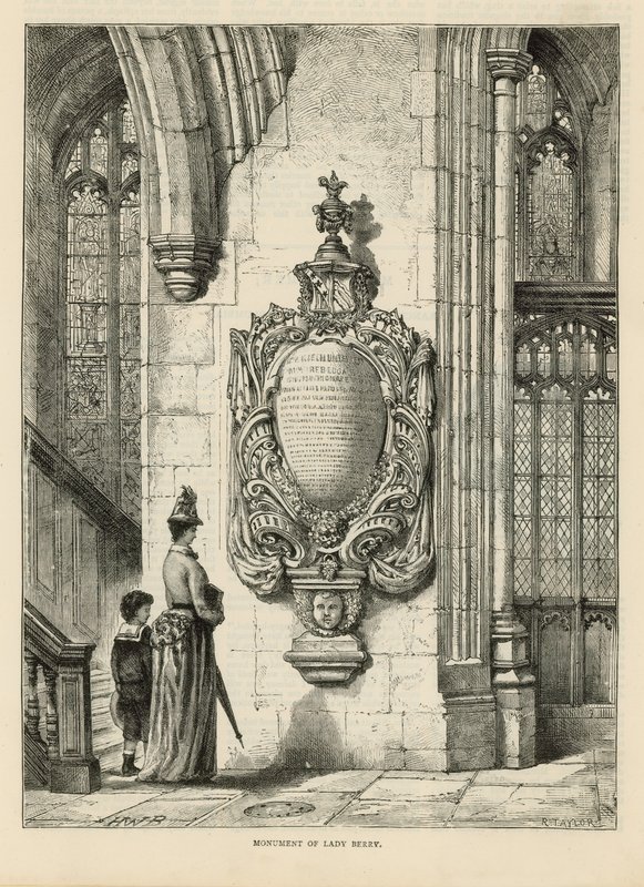 Monument av Lady Berry av English School