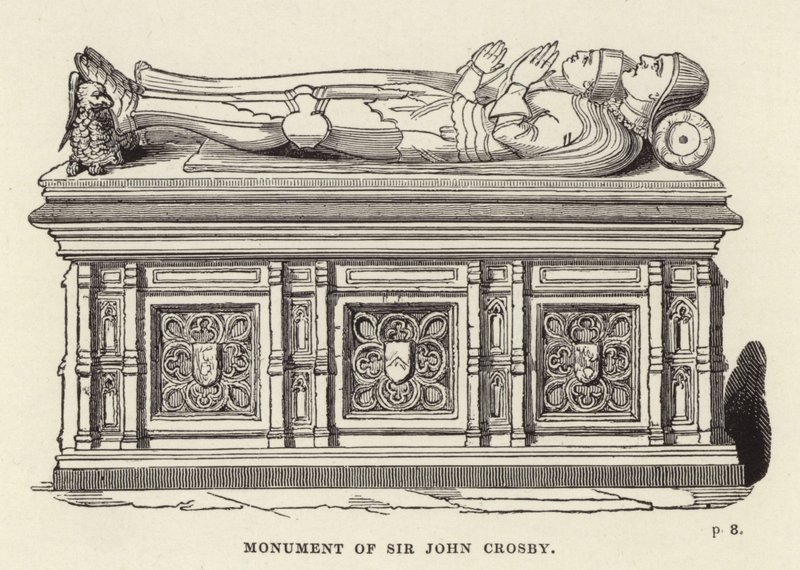 Monument til Sir John Crosby av English School
