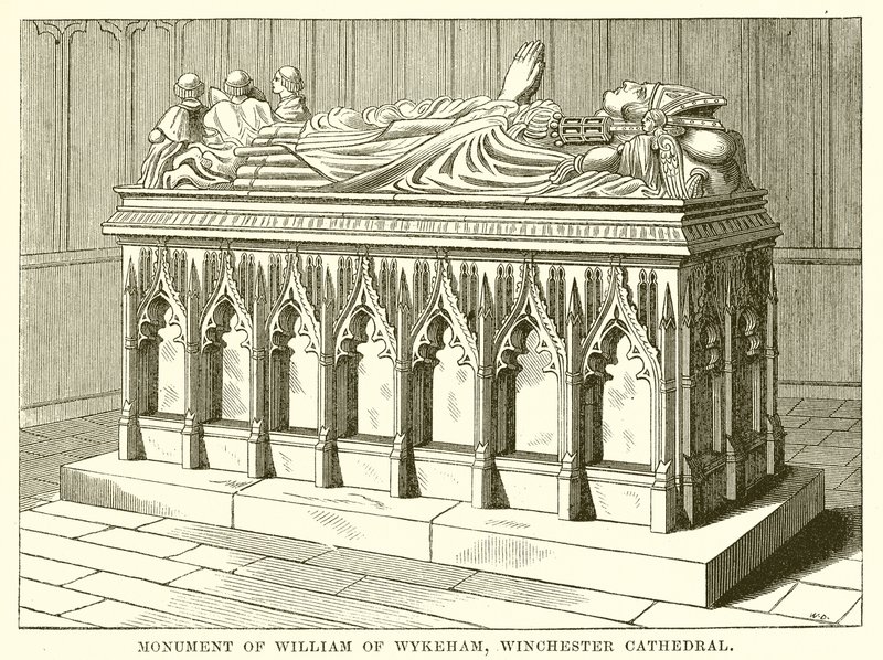 Monument til William av Wykeham, Winchester Cathedral av English School