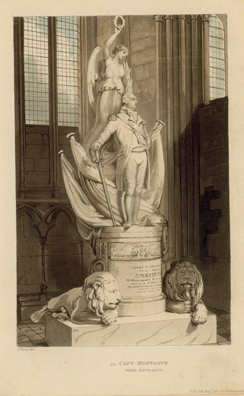Monument til kaptein James Montague av English School