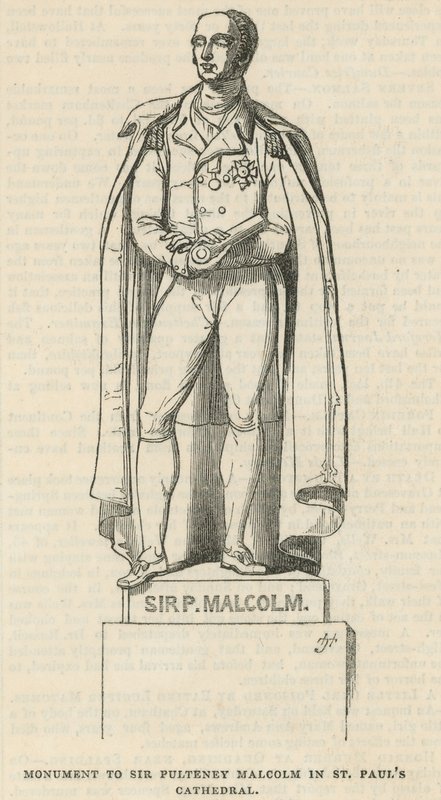 Monument til Sir Pulteney Malcolm av English School