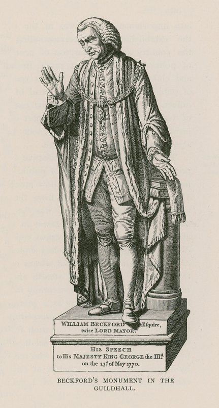 Monument til William Beckford av English School
