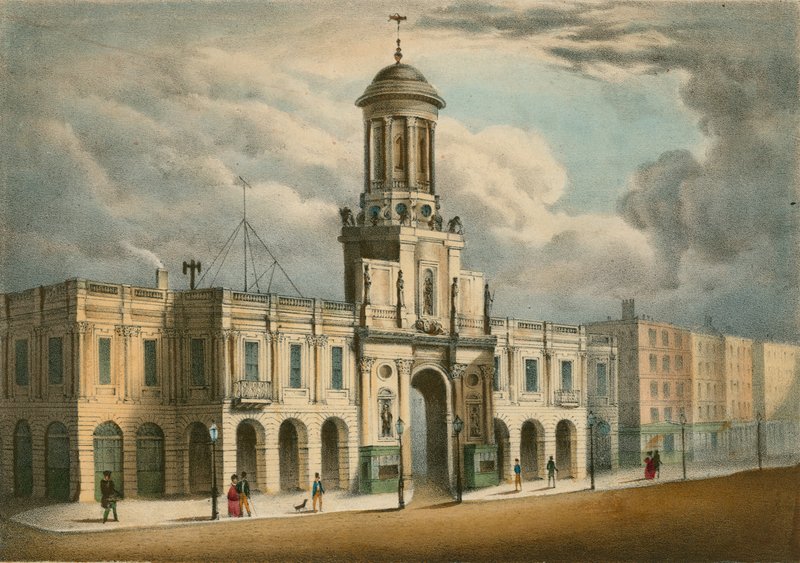 Morgans Improved Protean Scenary: The Royal Exchange, London av English School