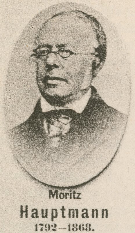 Moritz Hauptmann (gravering) av English School