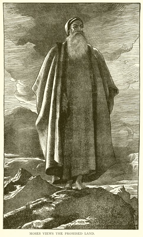 Moses ser på det lovede land av English School