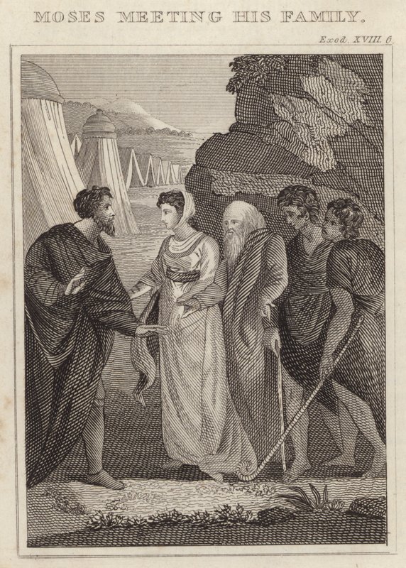 Moses møter familien sin av English School
