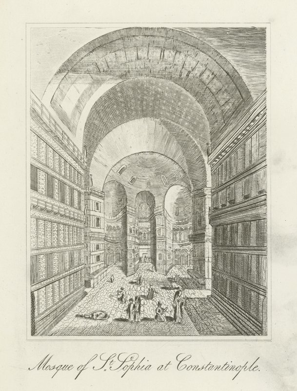St. Sophia-moskeen i Konstantinopel av English School