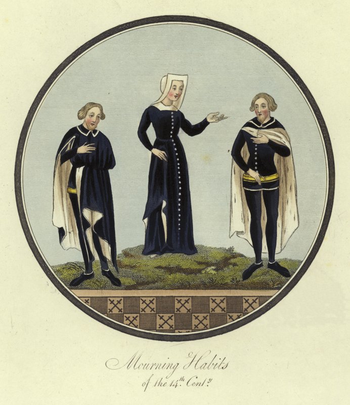 Sorgvaner fra det 14. århundre av English School