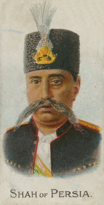 Mozaffar ad-Din, sjah av Persia av English School