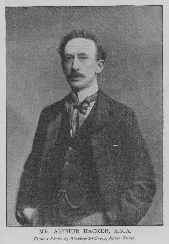 Mr Arthur Hacker, ARA (gravering) av English School