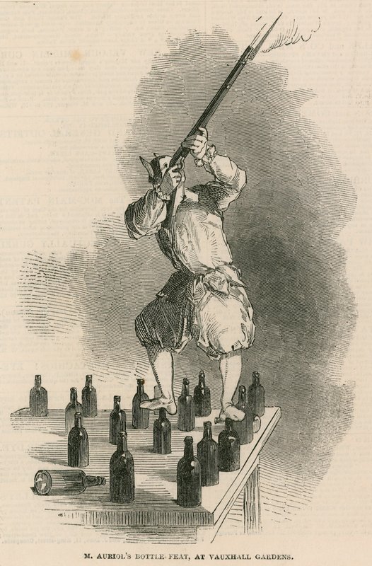 Mr Auriols bottle feat på Vauxhall Gardens, London av English School