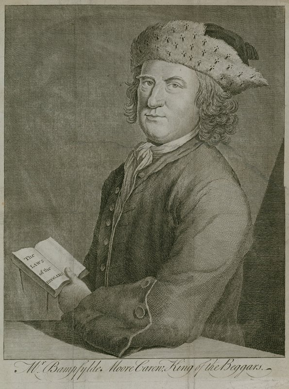Mr Bampfylde Moore Carew, King of the Beggars av English School