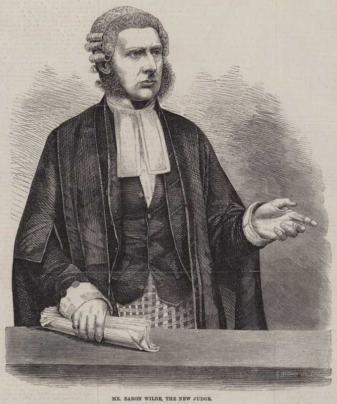 Mr Baron Wilde, den nye dommeren av English School