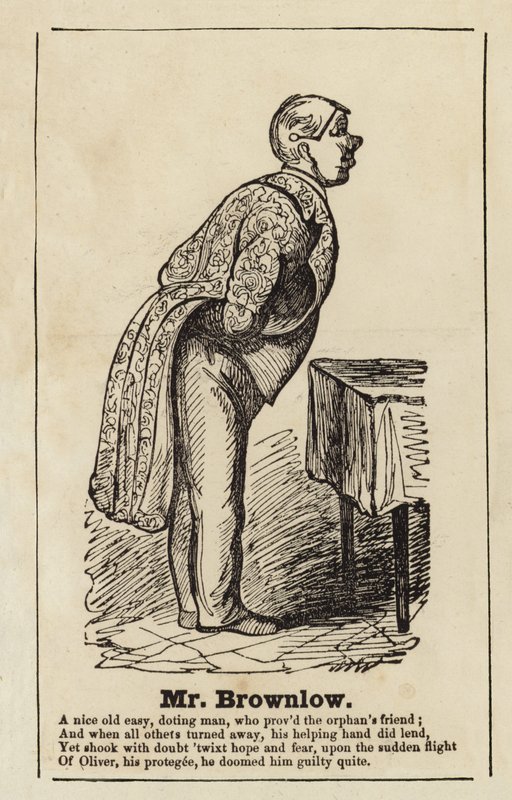 Mr Brownlow fra Oliver Twist av English School