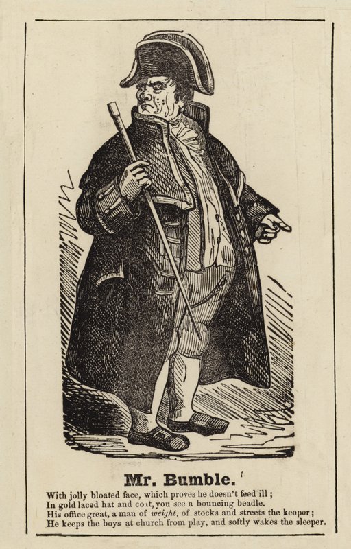 Mr Bumble fra Oliver Twist av English School