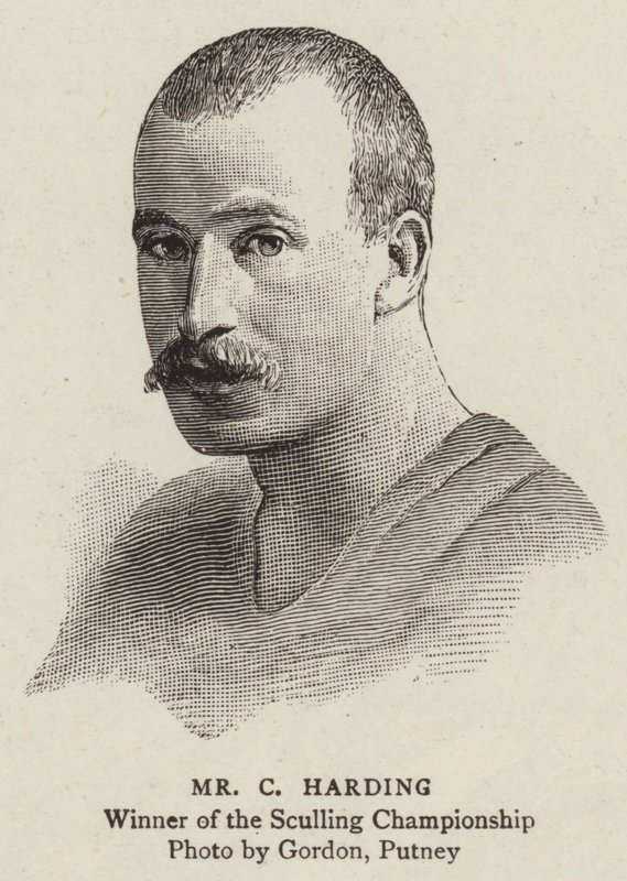 Mr C Harding (gravering) av English School