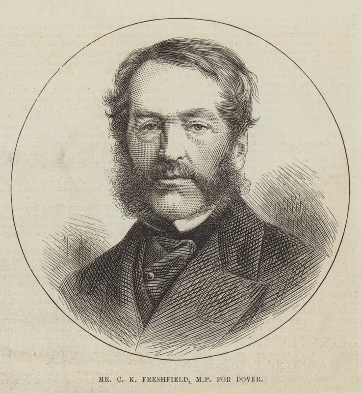 Mr CK Freshfield, MP for Dover (gravering) av English School