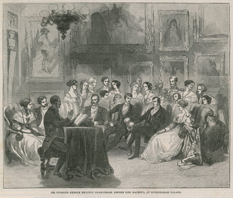 Mr Charles Kemble leser Shakespeare av English School