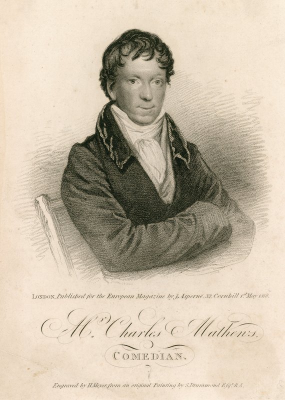 Mr Charles Matthews, komiker av English School