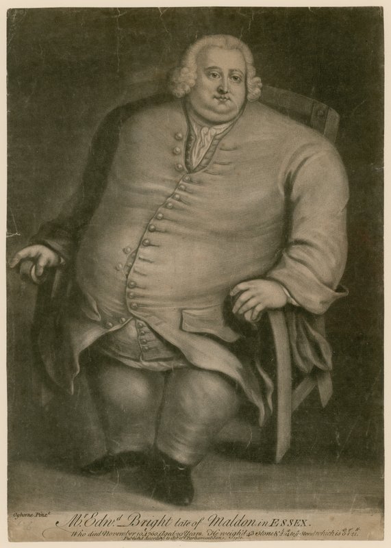 Mr Edward Bright, sent i Maldon, Essex, som døde 10. november 1750, 29 år gammel av English School