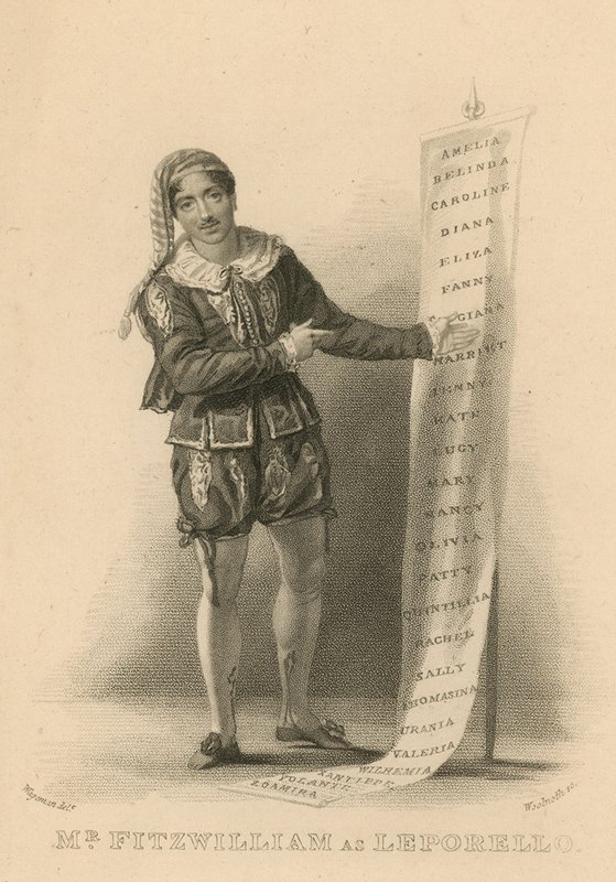 Mr Fitzwilliam som Leporello av English School