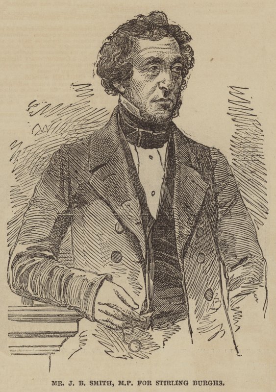 Mr JB Smith, MP for Stirling Burghs (gravering) av English School